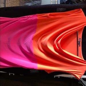 Chaus Orange Burst Top